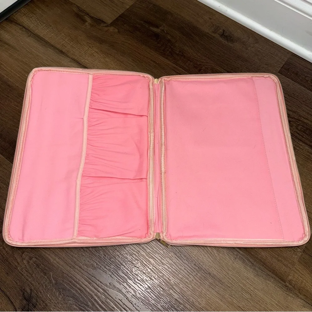 Target Pale Pink And Gold Laptop Case
